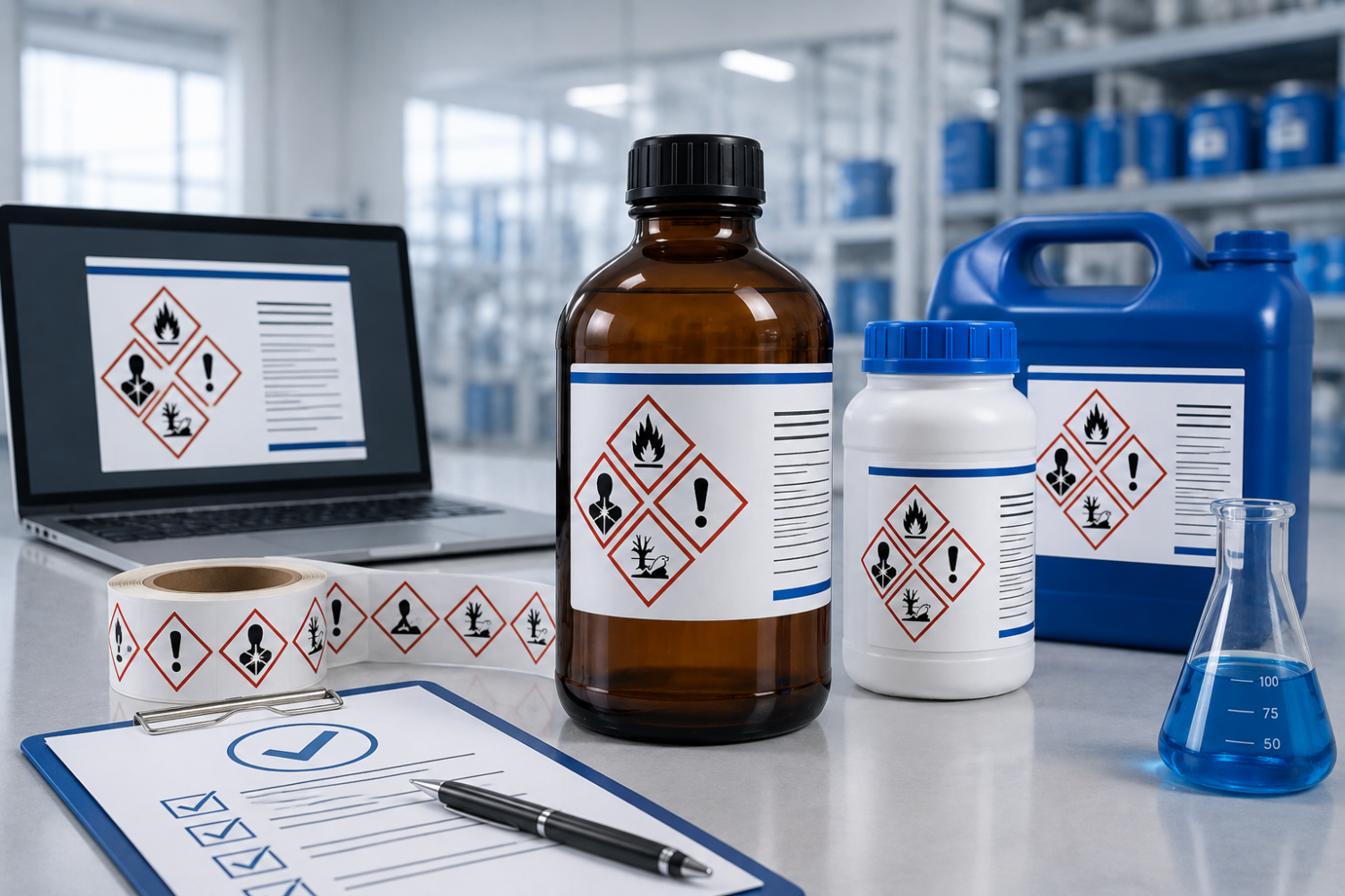 Rotulagem GHS: como adequar rótulos de produtos químicos às normas brasileiras