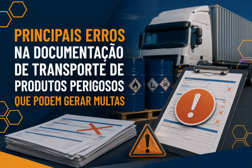 Principais erros na documentação de transporte de produtos perigosos que podem gerar multas