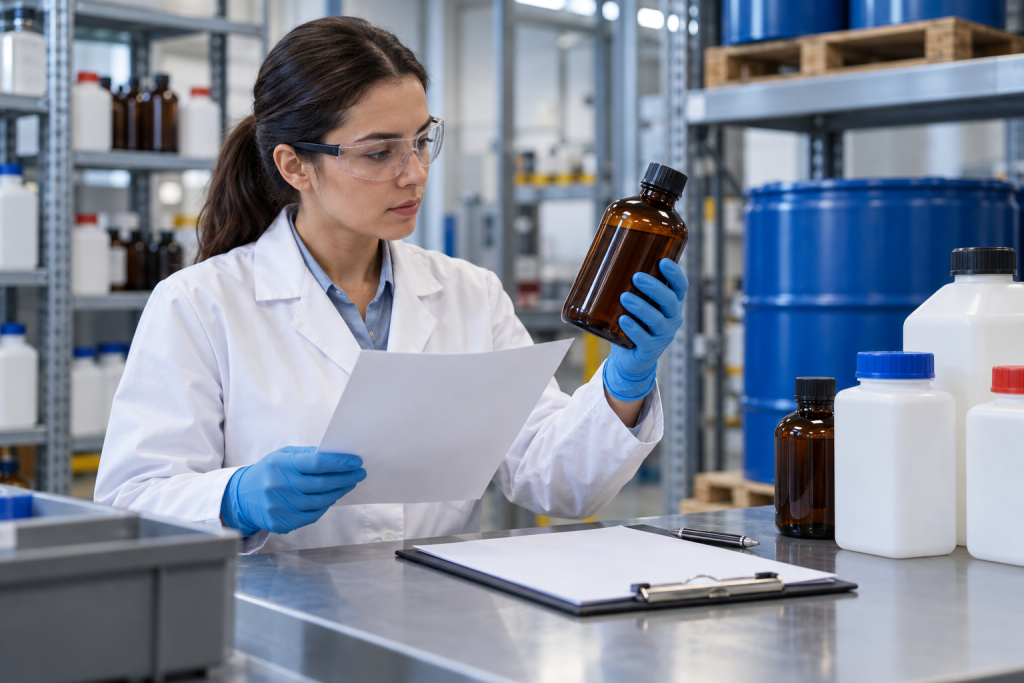 Como saber se um produto químico é controlado pelos órgãos
