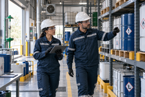 Gestão de produtos químicos na indústria: controles, riscos e conformidade